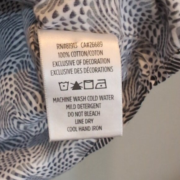 Robert Graham Geometric Print Short Sleeve Shirt Polo Cotton Classic Fit Top - Picture 8 of 14